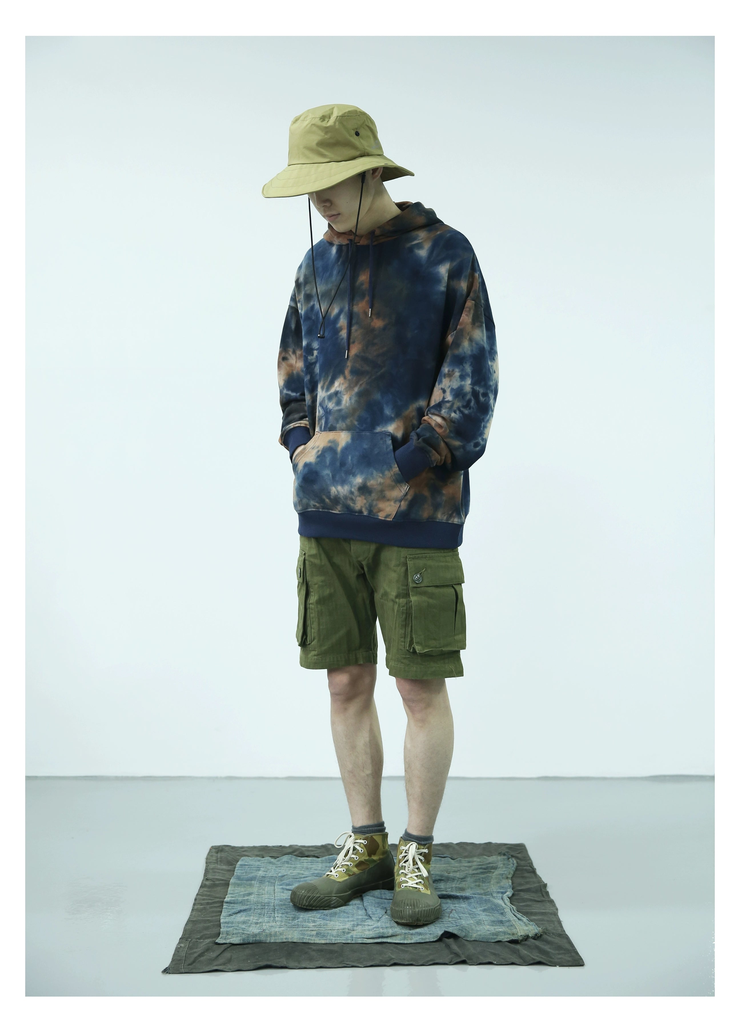 Tie-Dye Oversized Unisex Hoodie - Premium Cotton