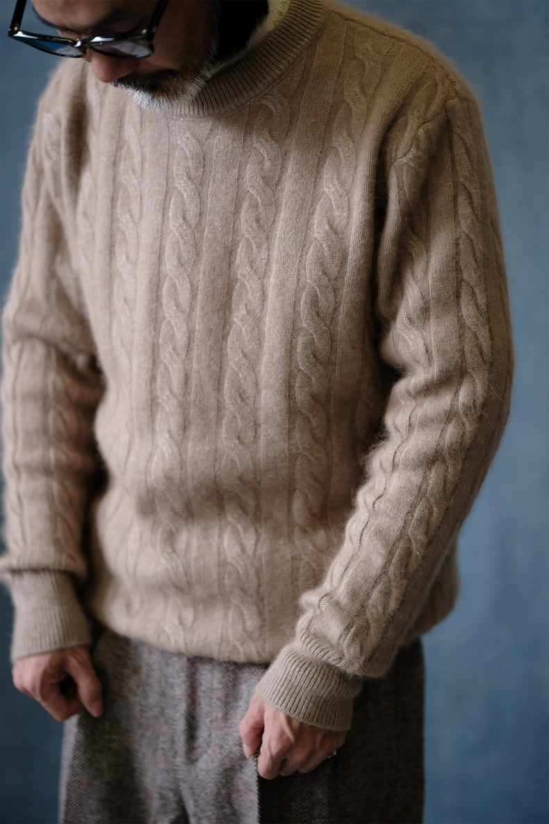 Brushed Merino Cable Knit