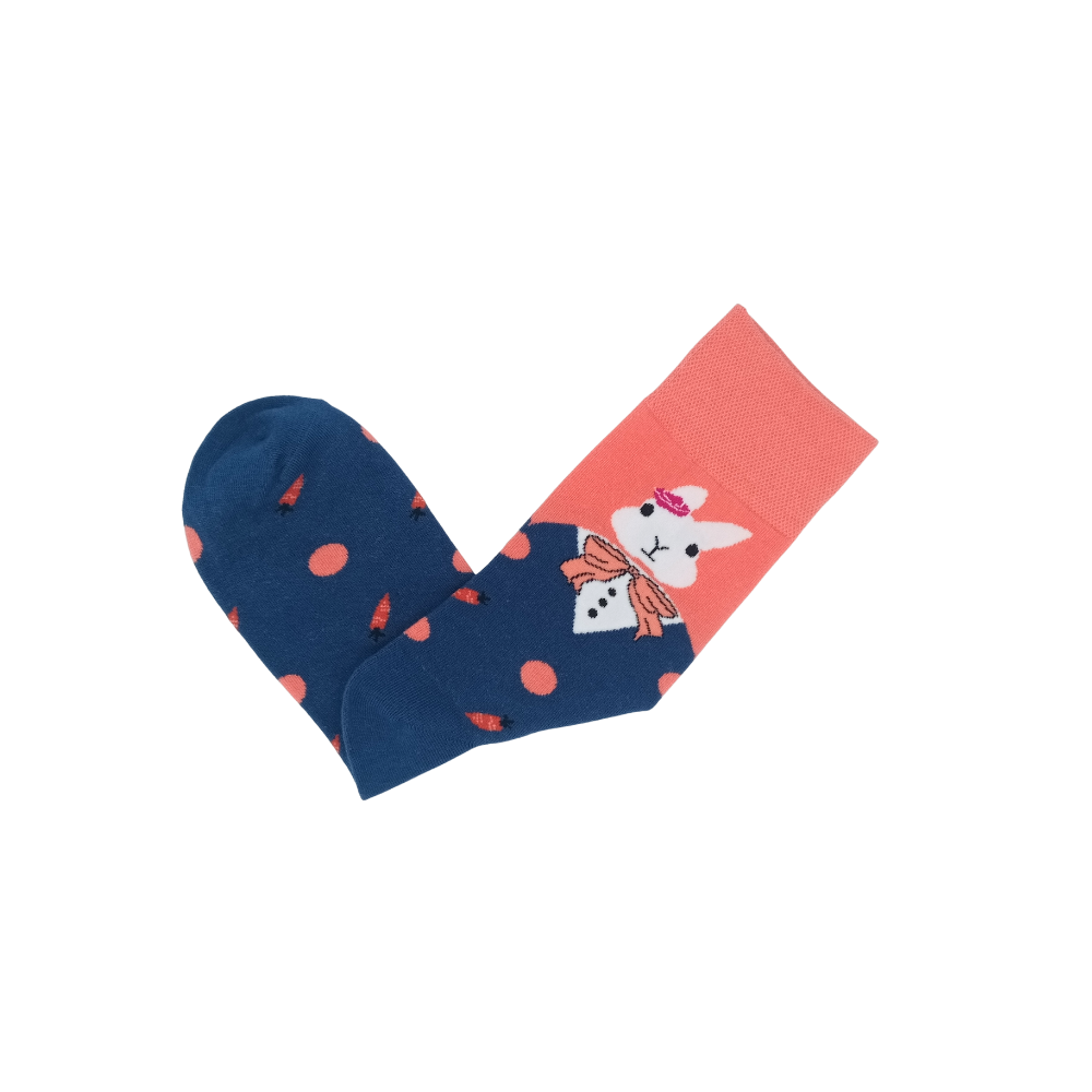 Calzini Big Bunny – Coniglietto Funky in Tuta a Pois