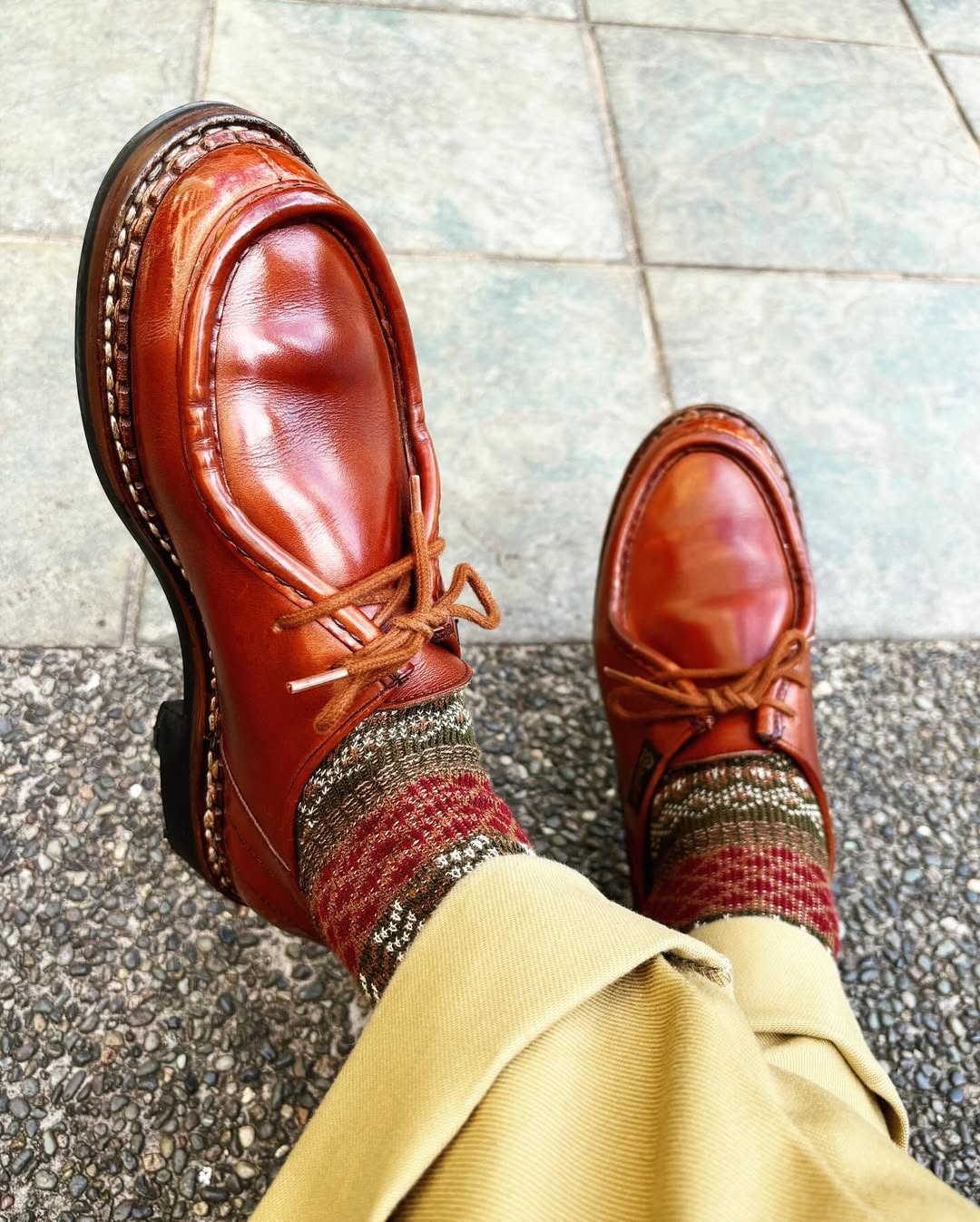 Koi green men boot socks Comfysocks