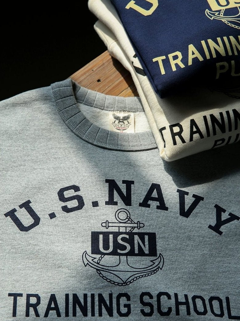 U.S. NAVY Training School Purdue Vintage Crewneck Sweatshirt Comfysocks