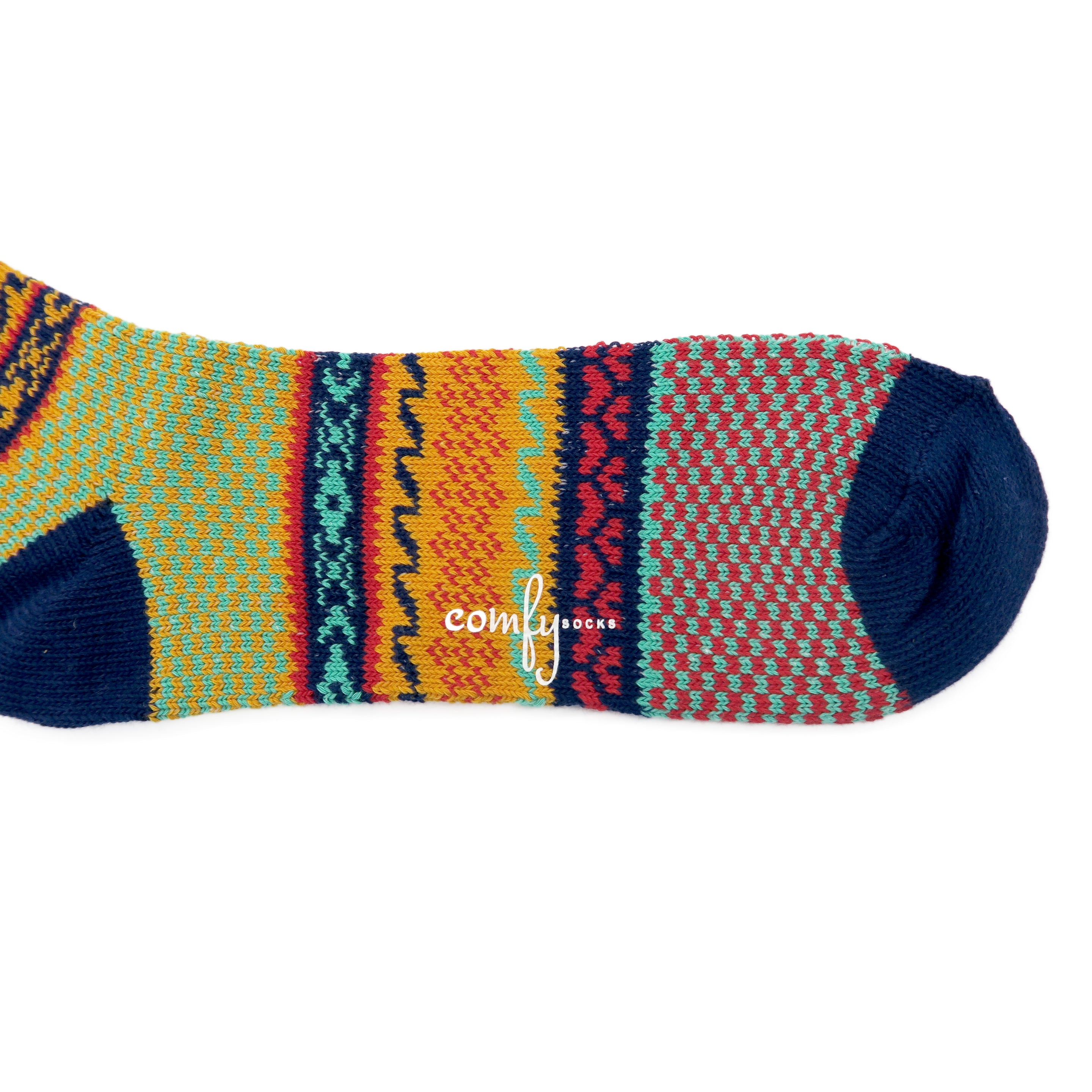 aka tribal socks - red tribal pattern socks Comfysocks