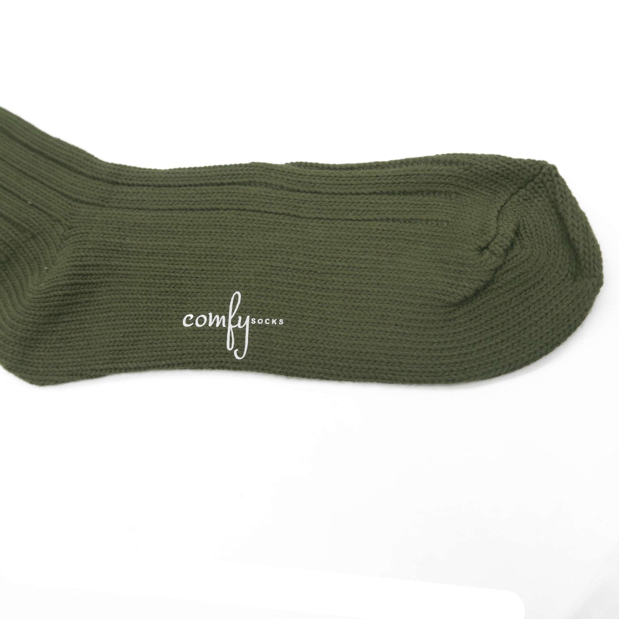 alfred knitted green socks Comfysocks