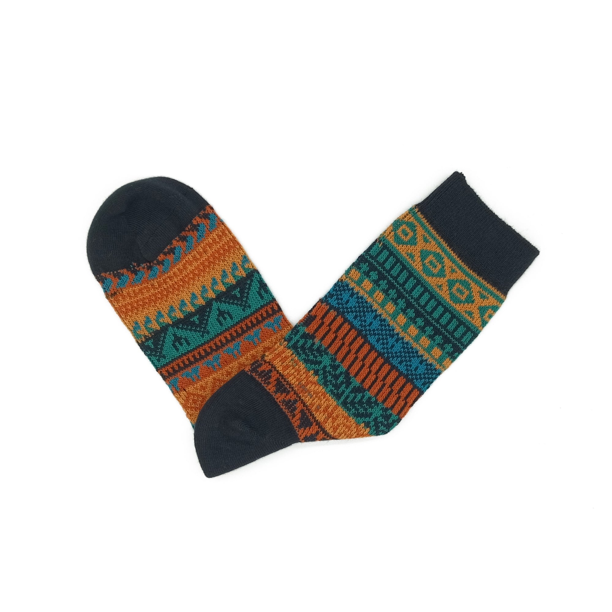 Arrca black pattern colorful socks Comfysocks