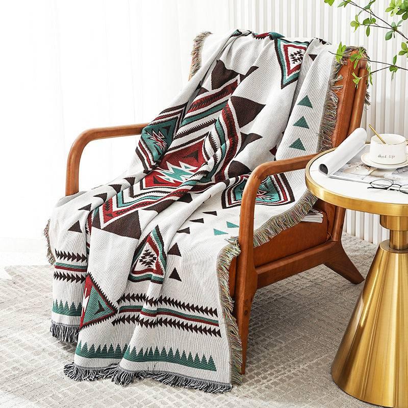 bohemian tribal pattern blanket