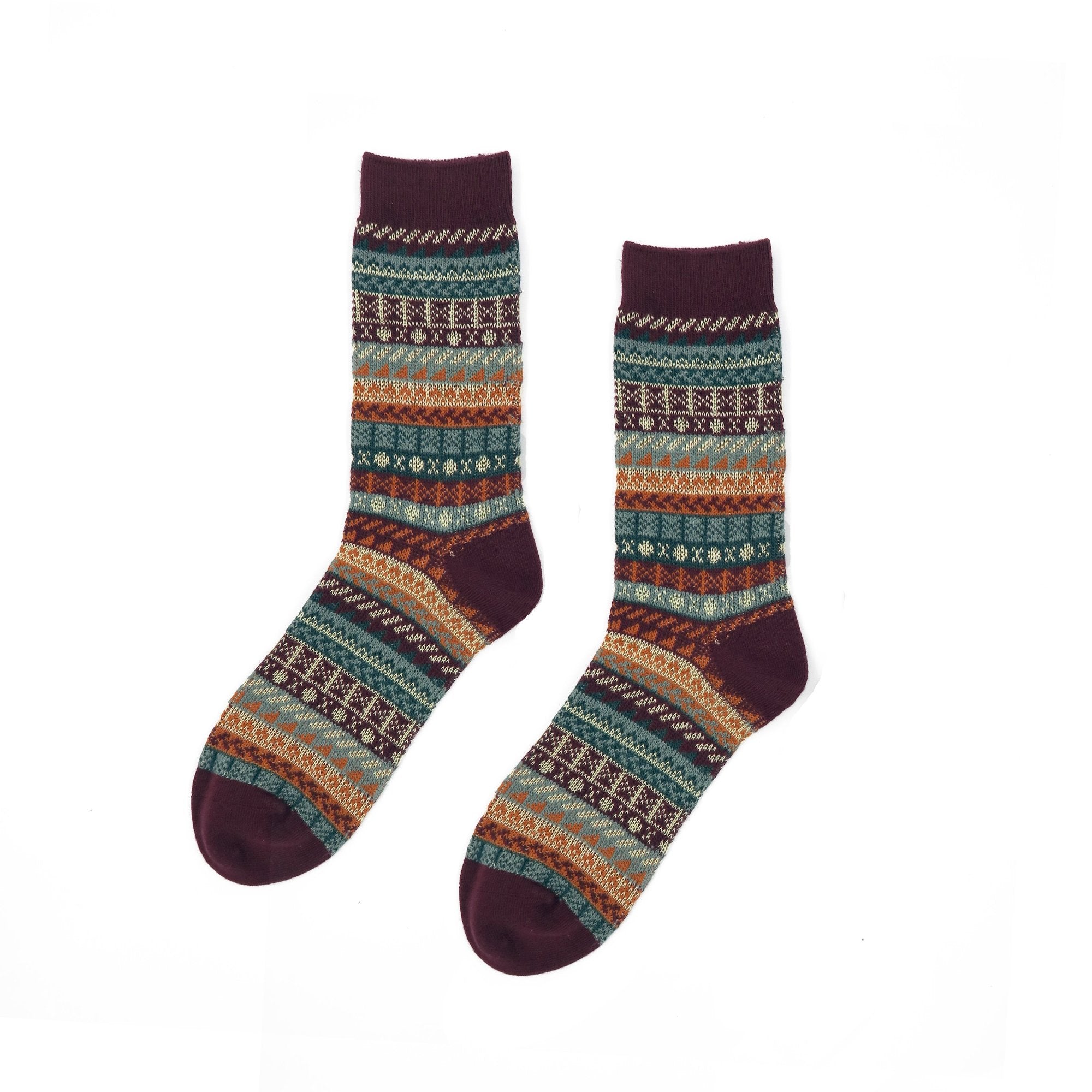 Carousel Brown socks Comfysocks