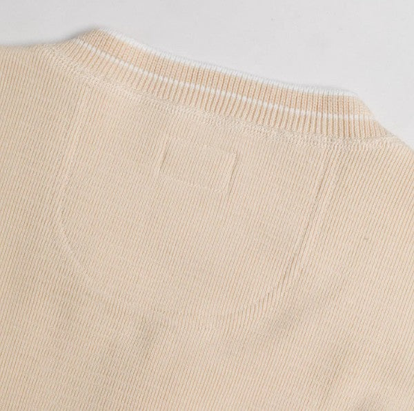 Mateo - Ribbed Henley Long Sleeve