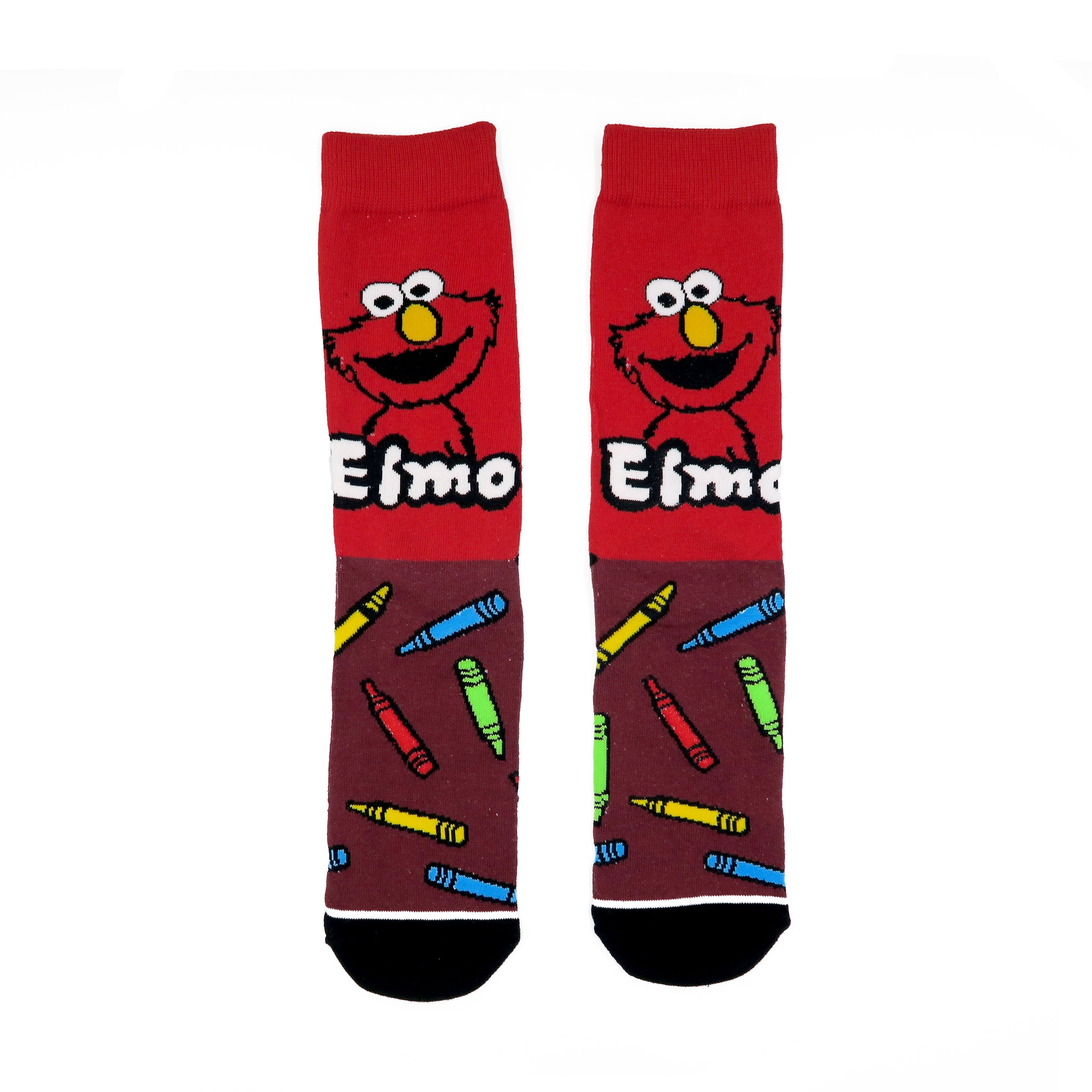 elmo cartoon red socks - Comfysocks