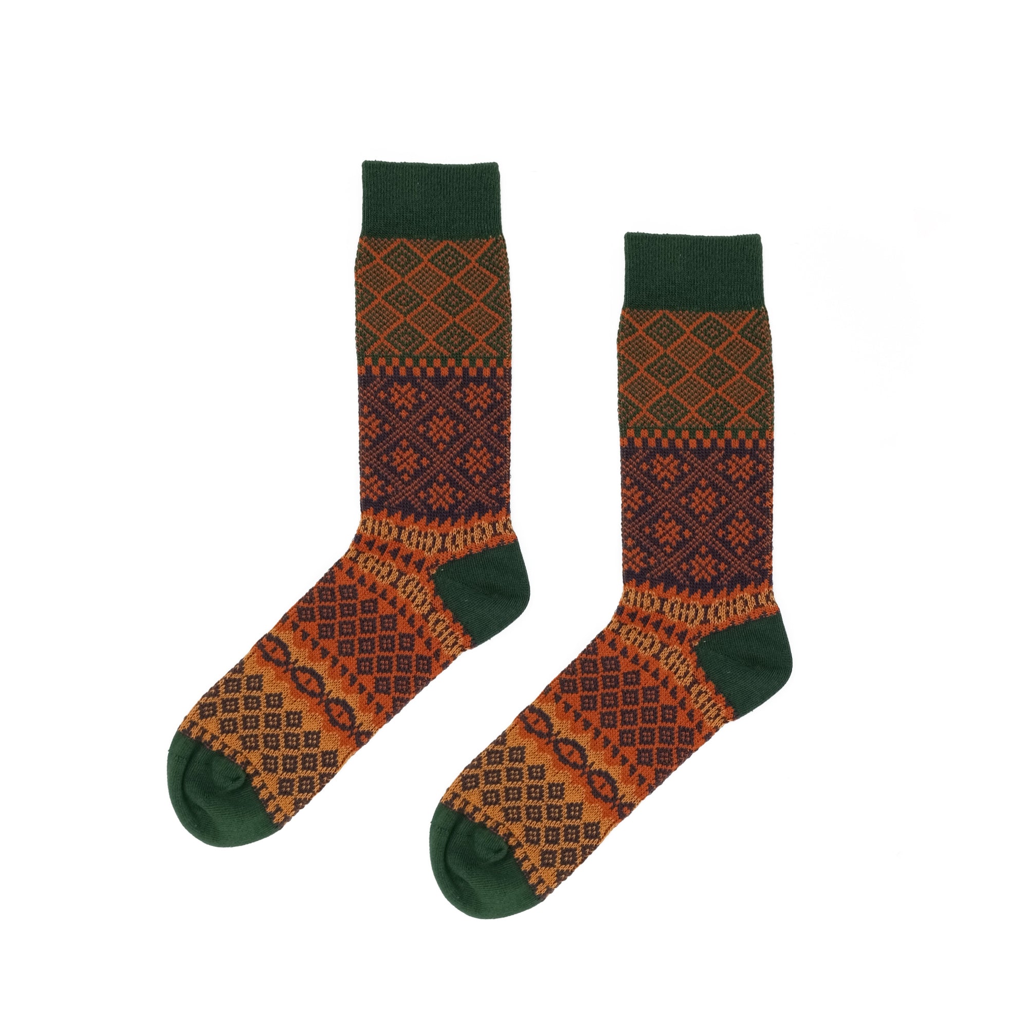 fatima-green-sock-tribal-pattern-comfysocks