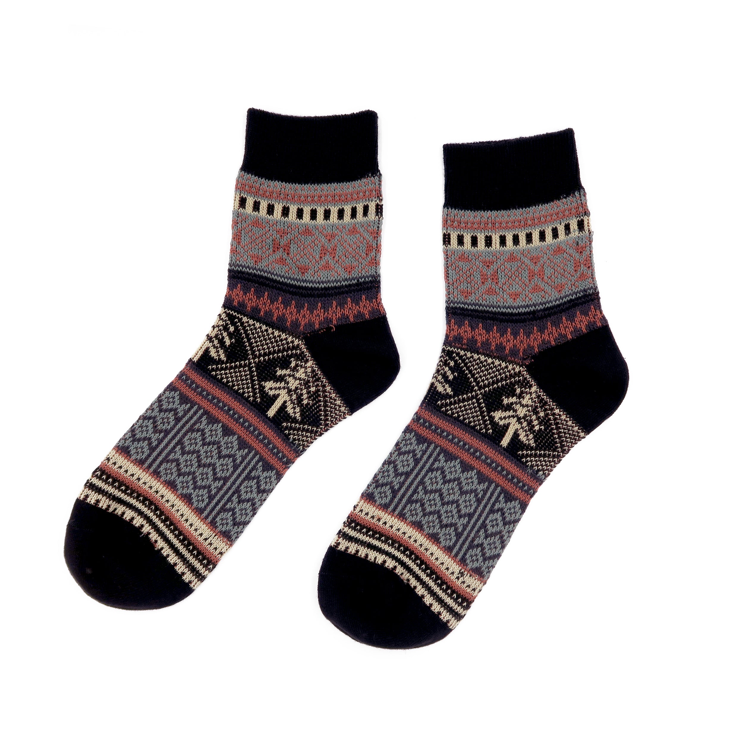 Fumi Black Ankle Low Socks Comfysocks