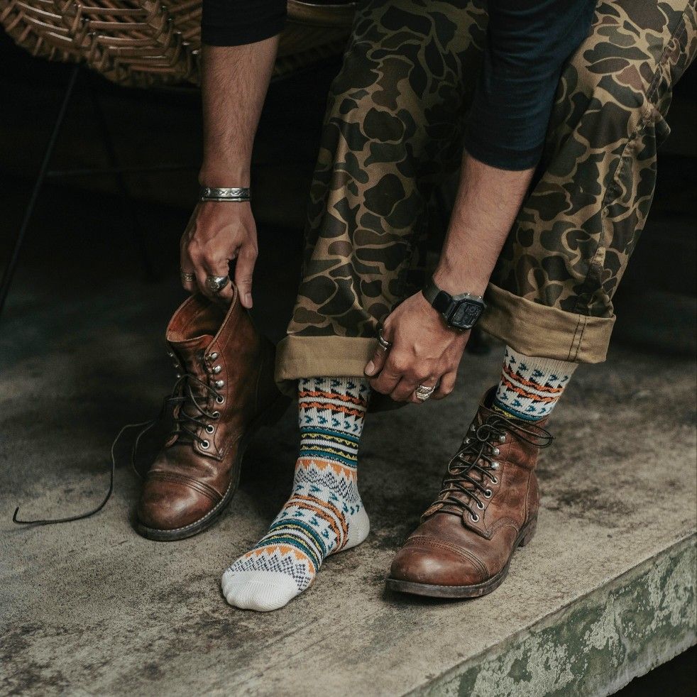 geometric-tribal-socks