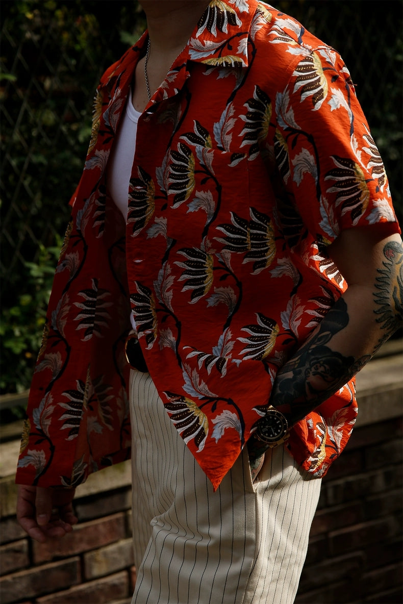 hare - red hawaiian shirt aloha Comfysocks