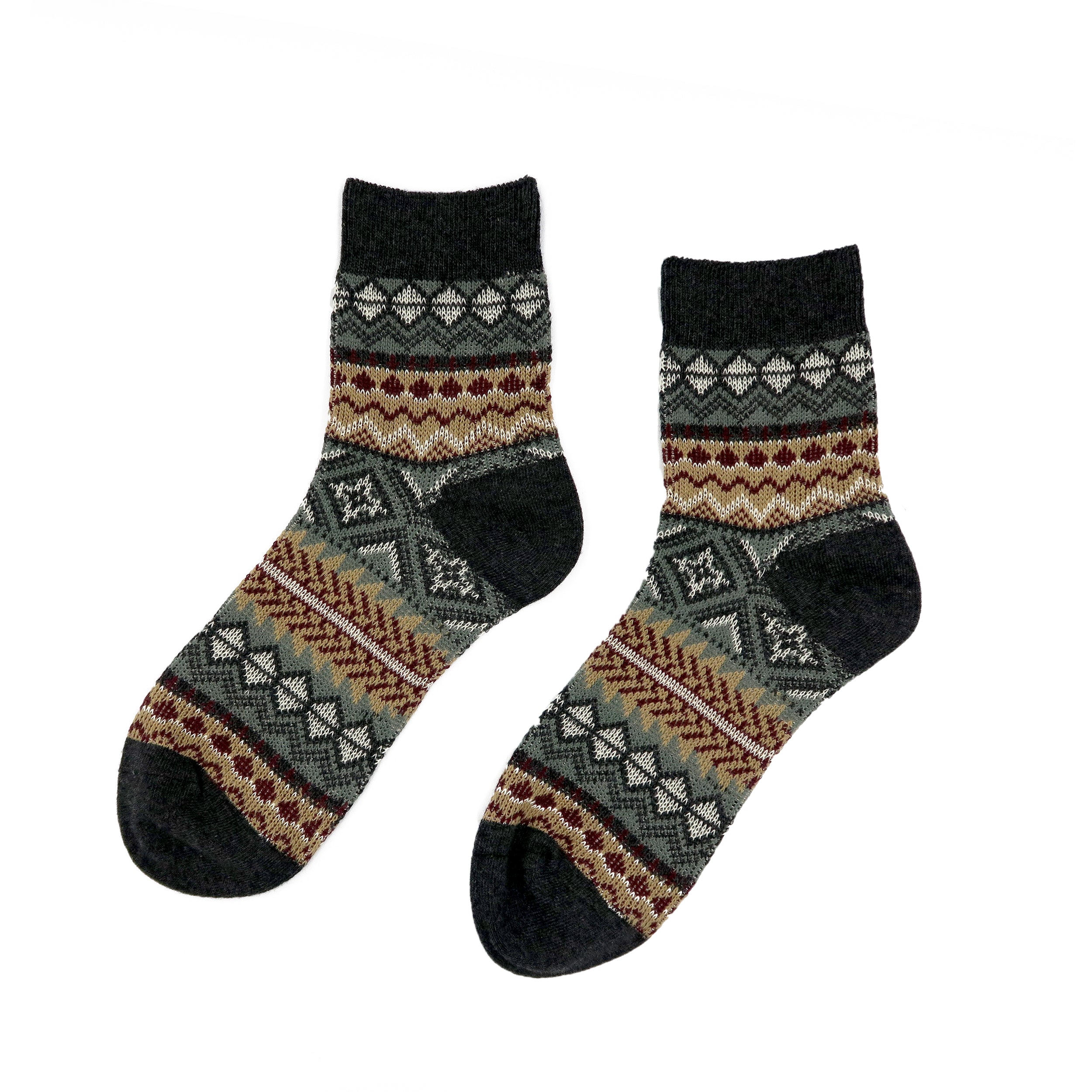 kanazawa black ankle low socks