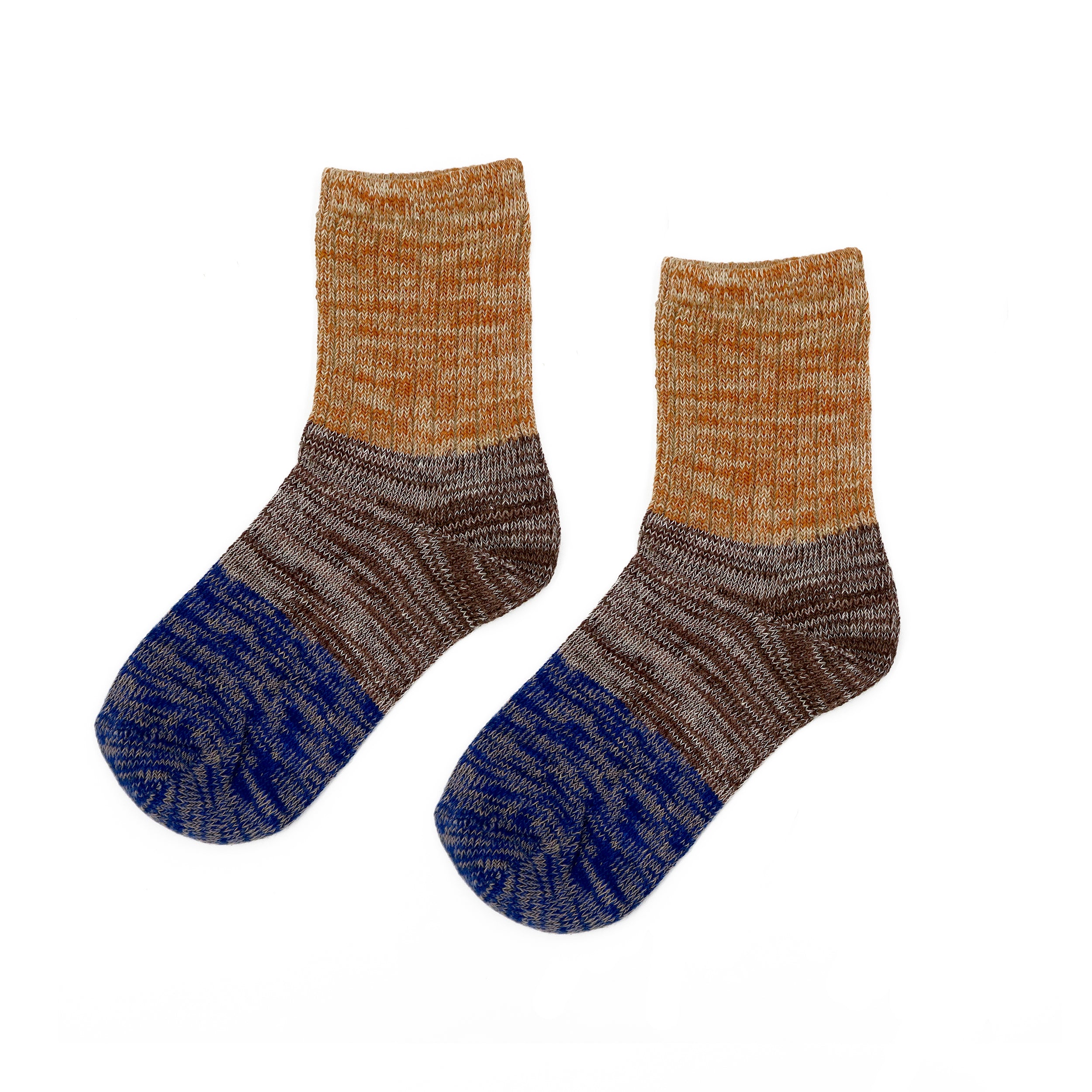 Mixed Color Ankle Socks - Orange Comfysocks