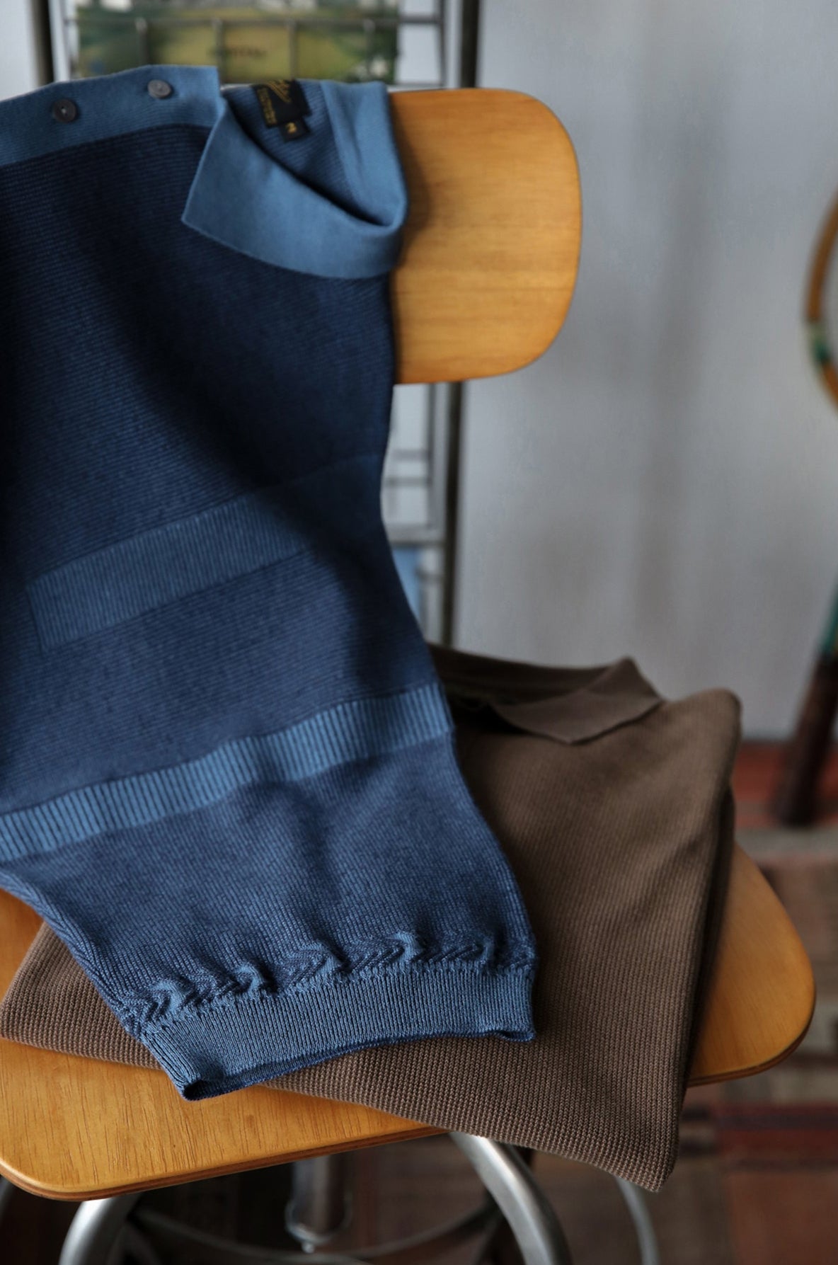 ovesized knit polo comfysocks