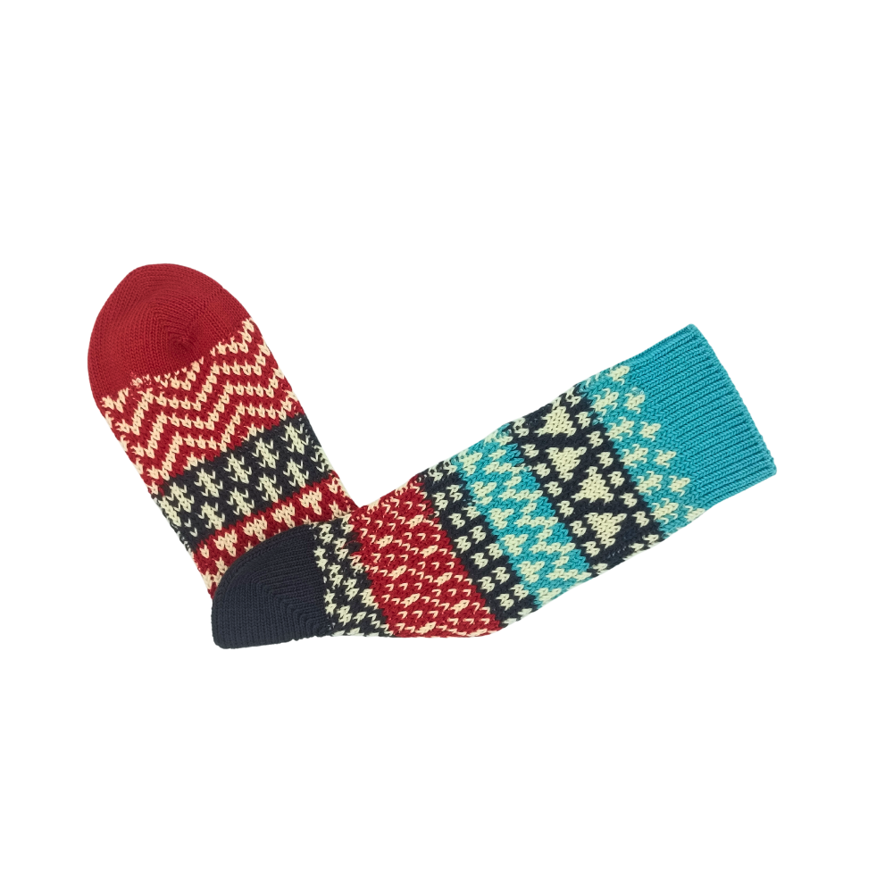phoenix skyblue red Comfysocks