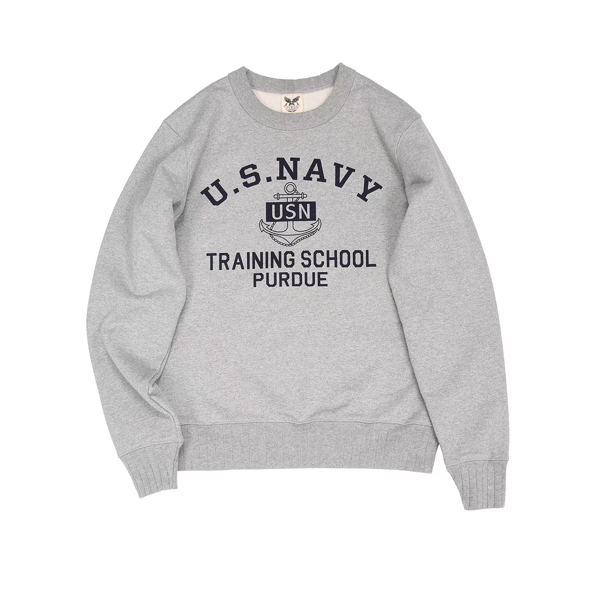 U.S. NAVY Training School Purdue – Retro Military Crewneck Sweatshirt Comfysocks