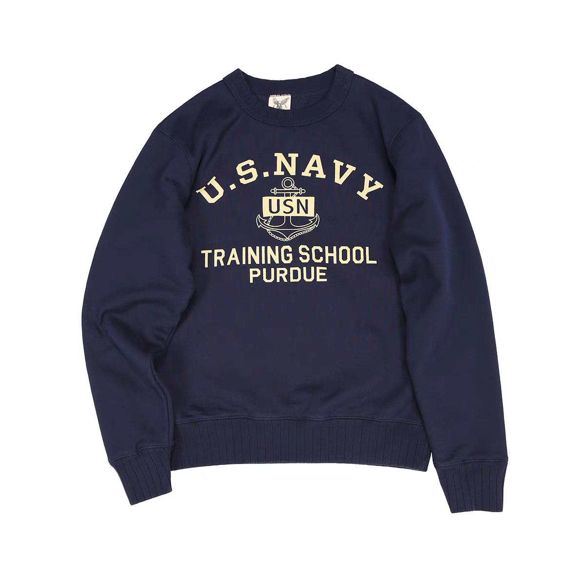 U.S. NAVY Training School Purdue – Retro Military Crewneck Sweatshirt Comfysocks