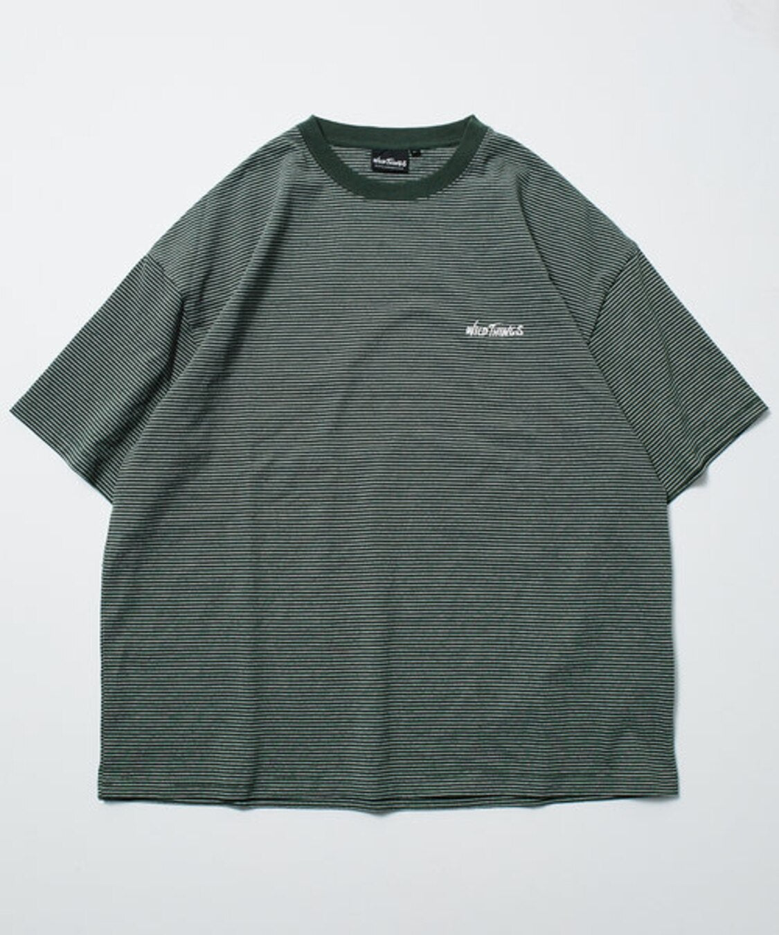 WILD THINGS x FREAK'S STORE Exclusive Micro-Stripe Logo T-Shirt
