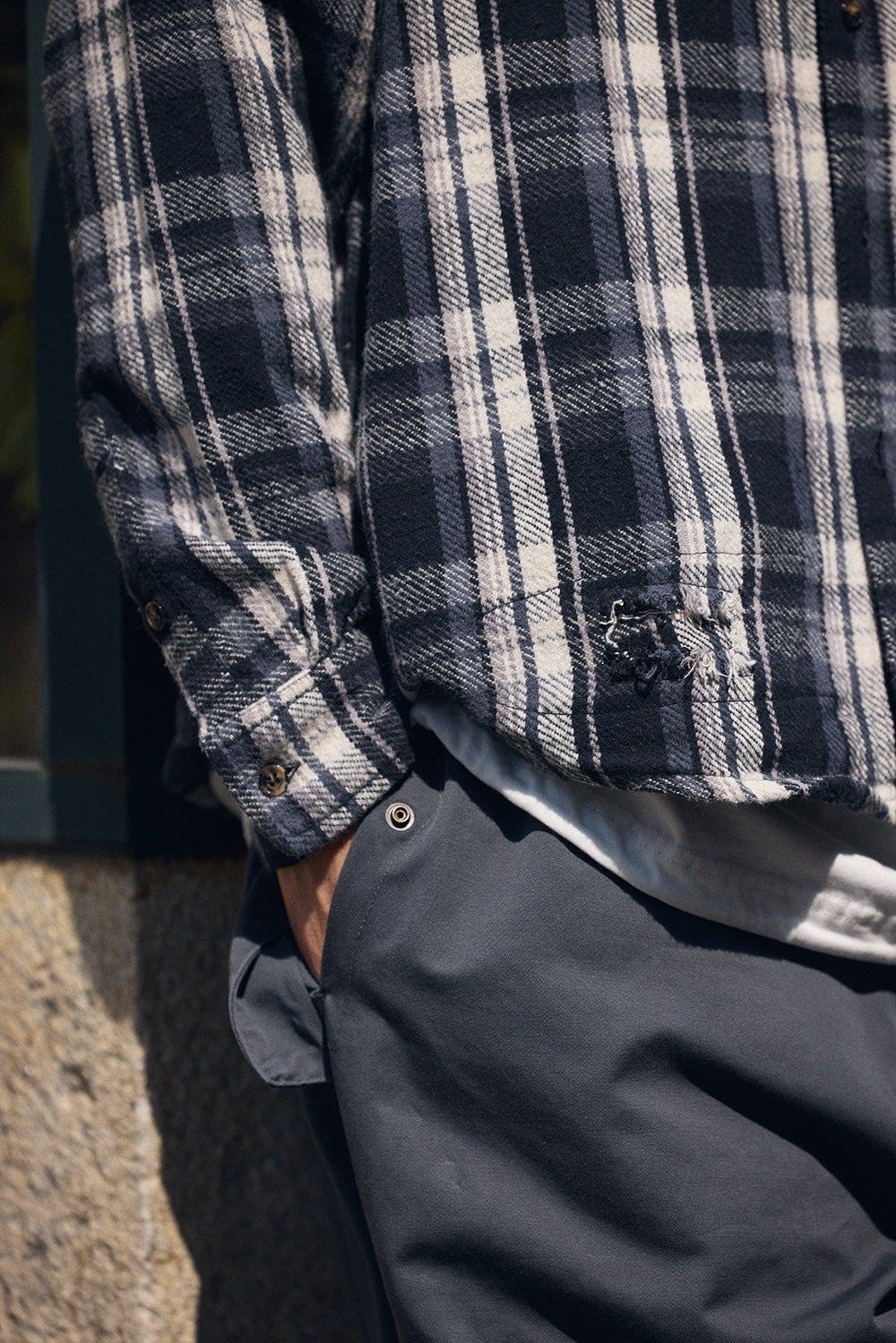 Lars - Distressed Classic Check Shirt – Your New Favorite Shirt