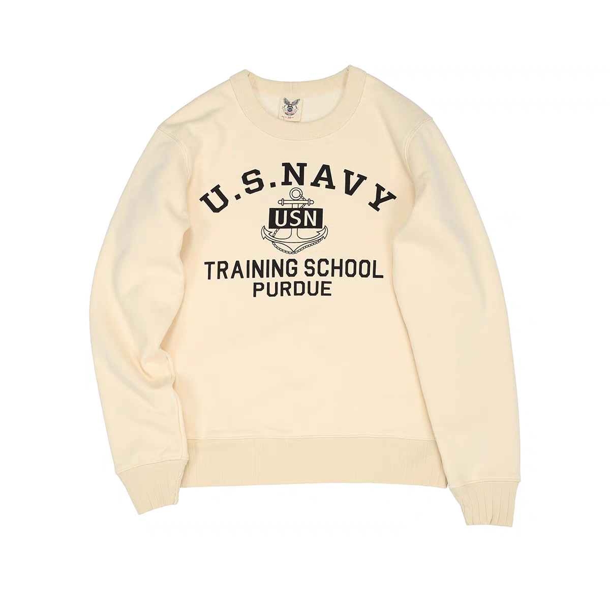 U.S. NAVY Training School Purdue – Retro Military Crewneck Sweatshirt Comfysocks