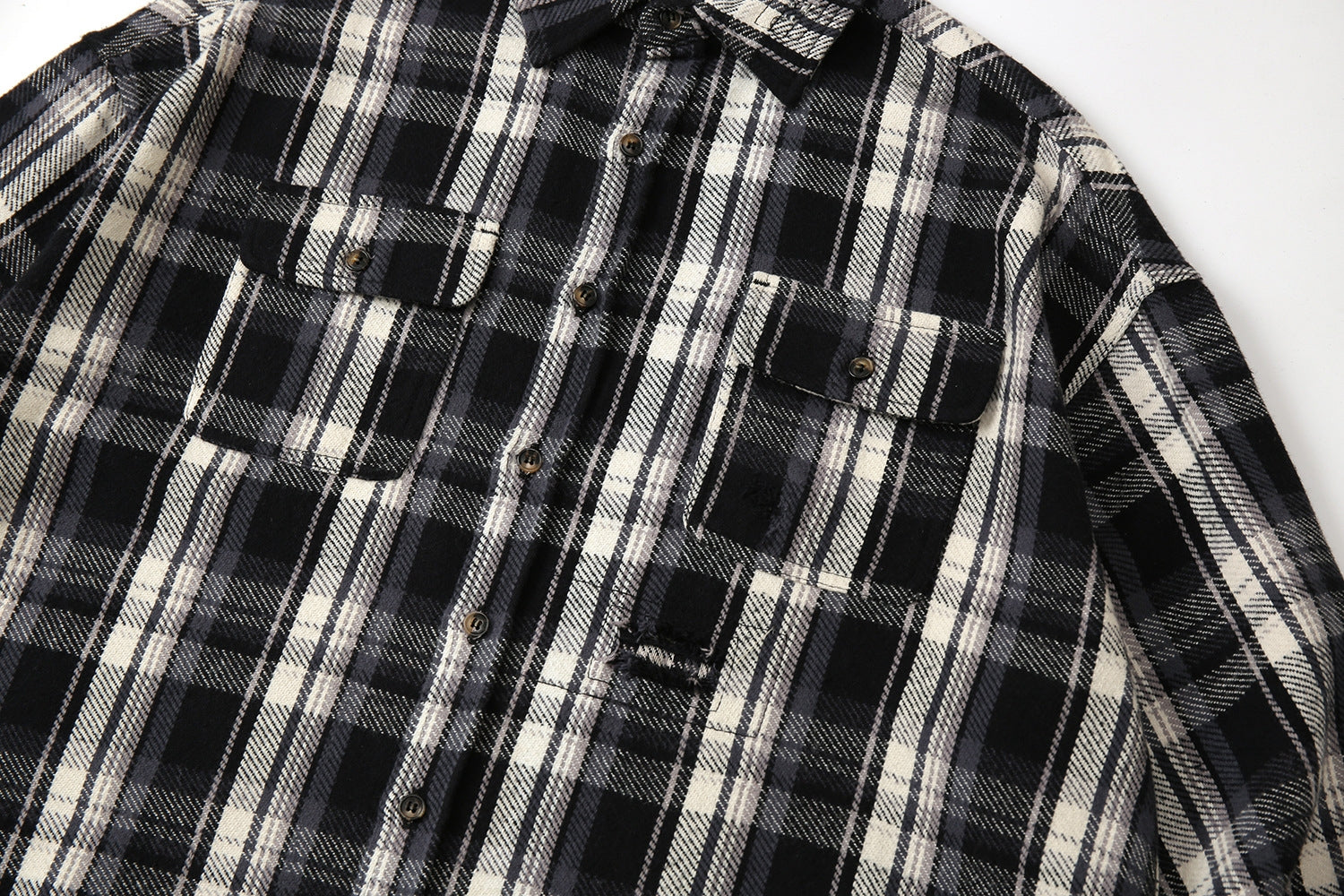 Lars - Distressed Classic Check Shirt – Your New Favorite Shirt