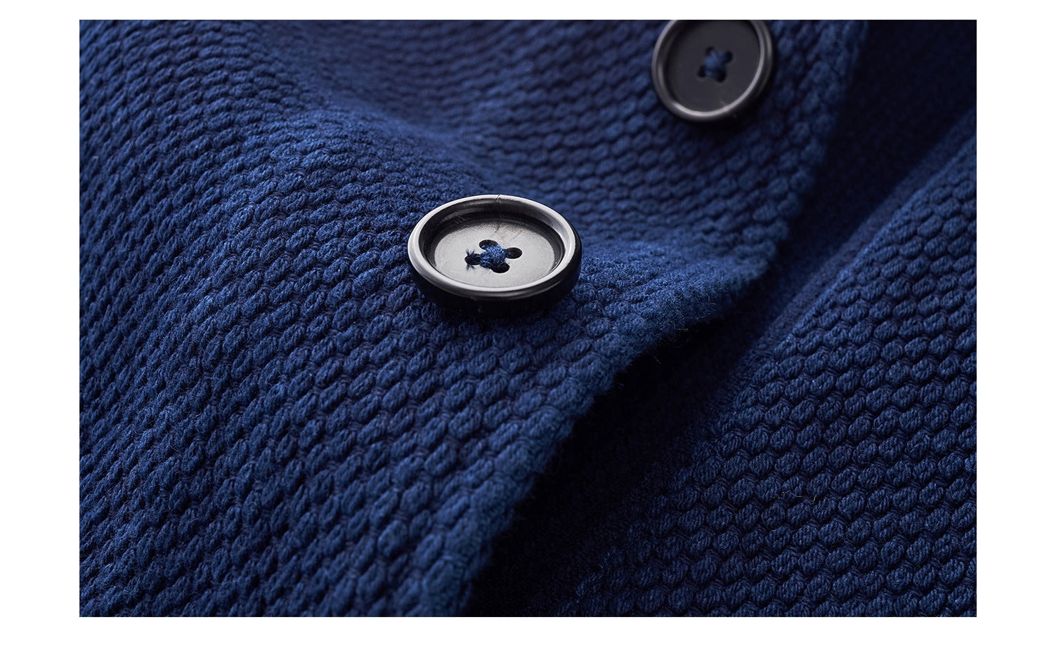 Indigo Tye Dye French Workwear Coat