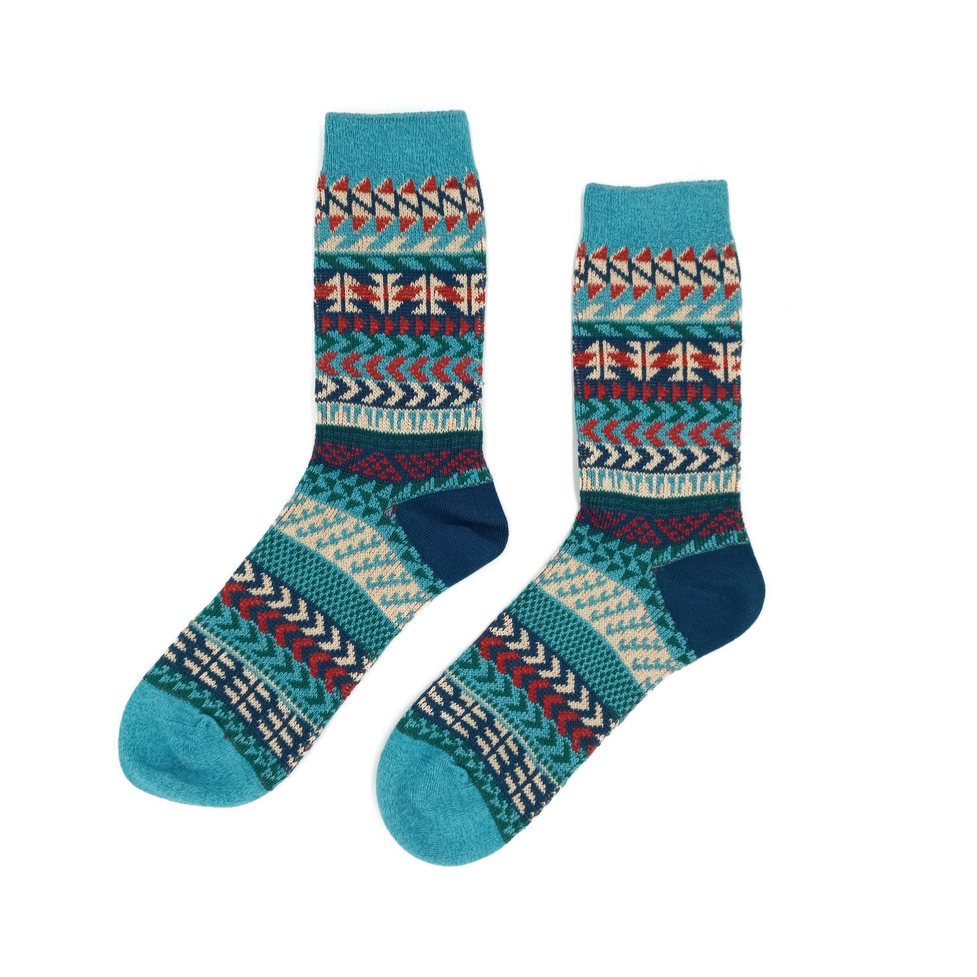 roku sky blue pattern men socks Comfysocks