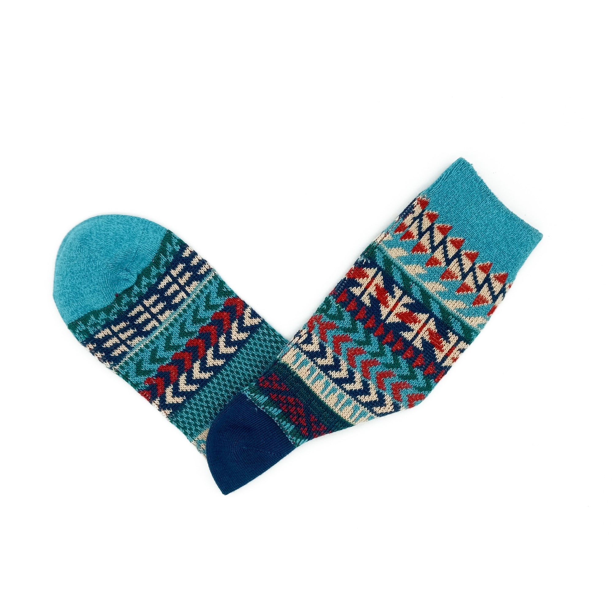 roku sky blue pattern men socks Comfysocks