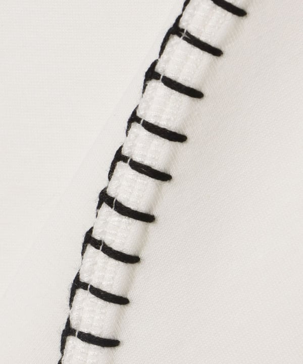 BEAMS HEART Hand-Stitched Blanket Seam Tee | Subtle but standout Shirt