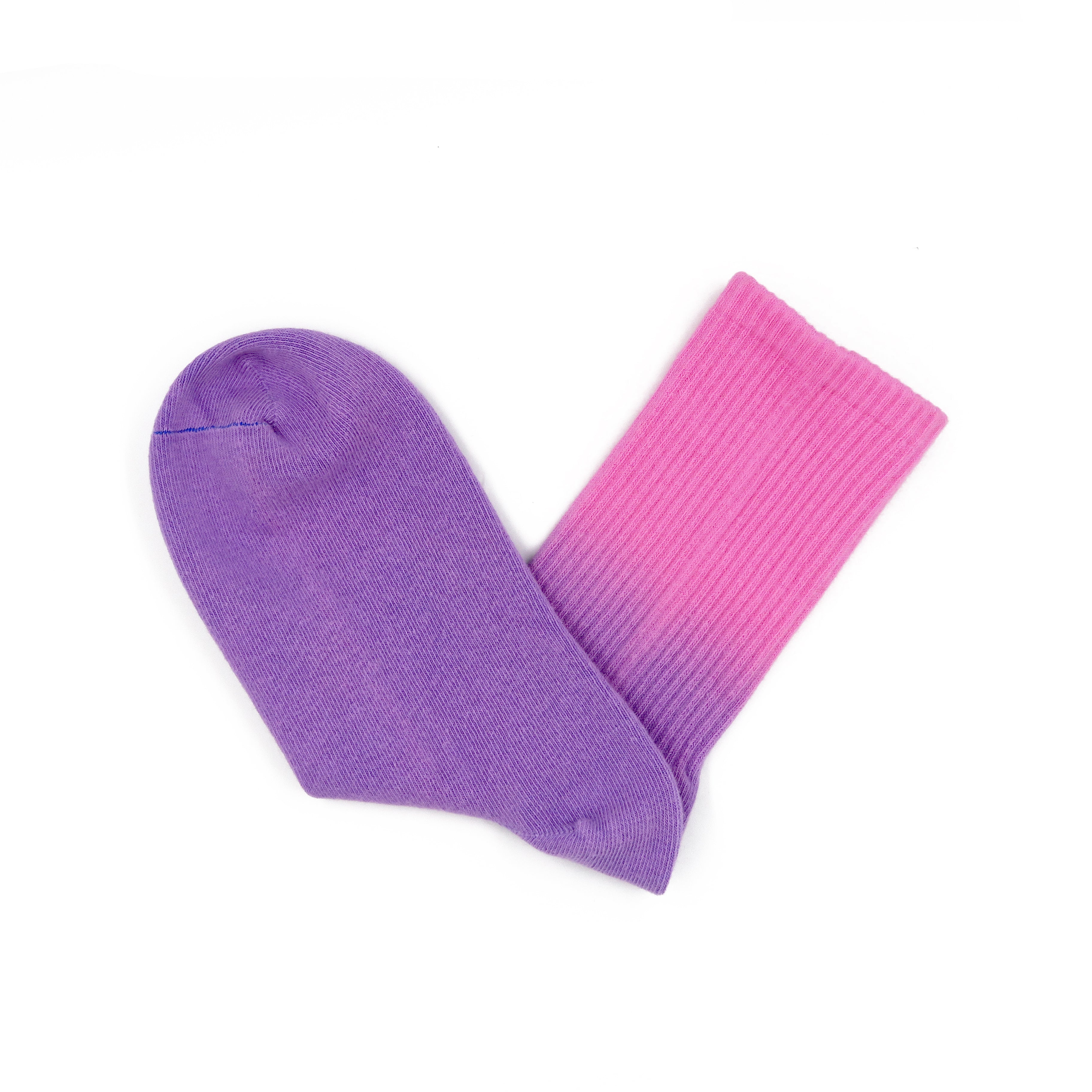 barbie sock - pink and purple neon sock