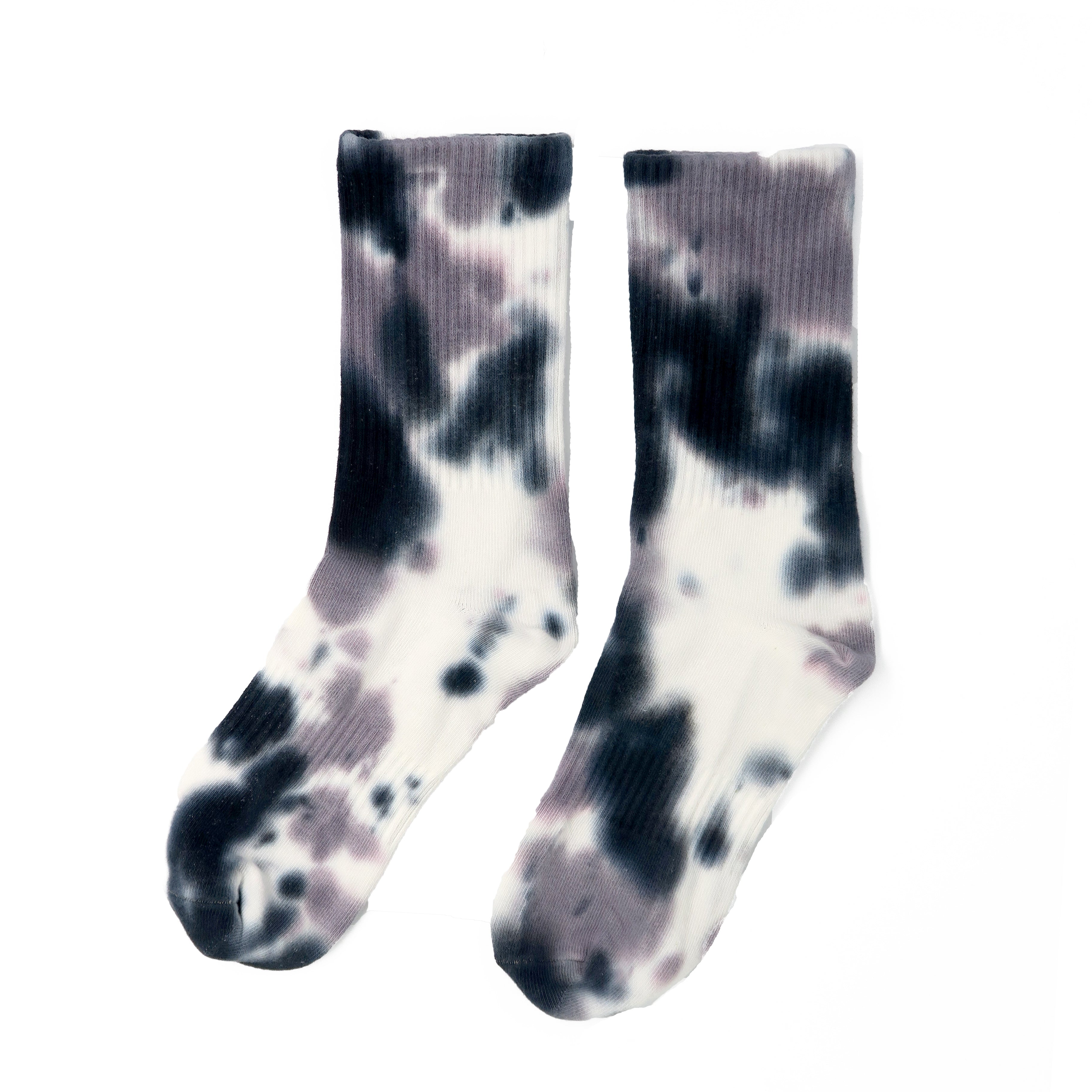 Tie Dye sock - Navy and Grey Comfysocks