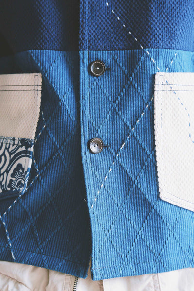 Indigo Kendo Material Coat