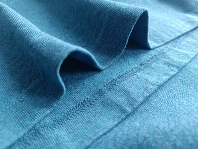 Mountain Wave Embroidery Unisex Crew T shirt Comfysocks