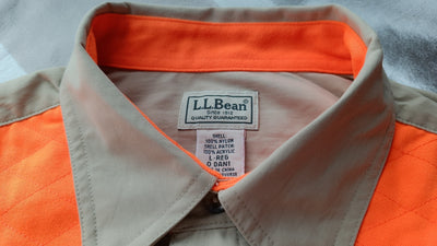 L.L.Bean Vintage Hunting/Shooting Jacket with Blaze Orange Accents