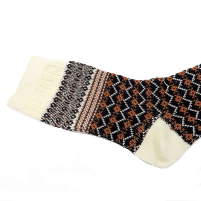 antique orange and beige sock - Comfysocks