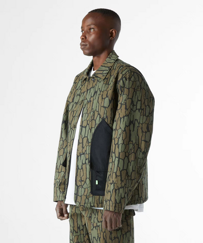 Camo Work Jacket – Rugged Meets Streetwear huf