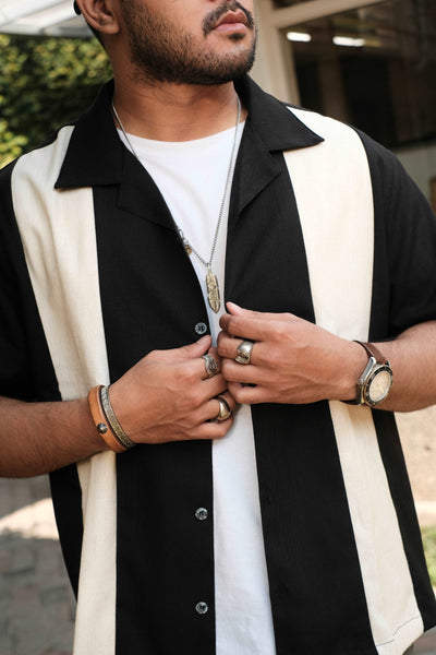 Japanese leather skeleton bracelet