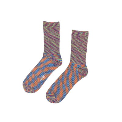 Ember Twist Socks - Purple - comfysocks