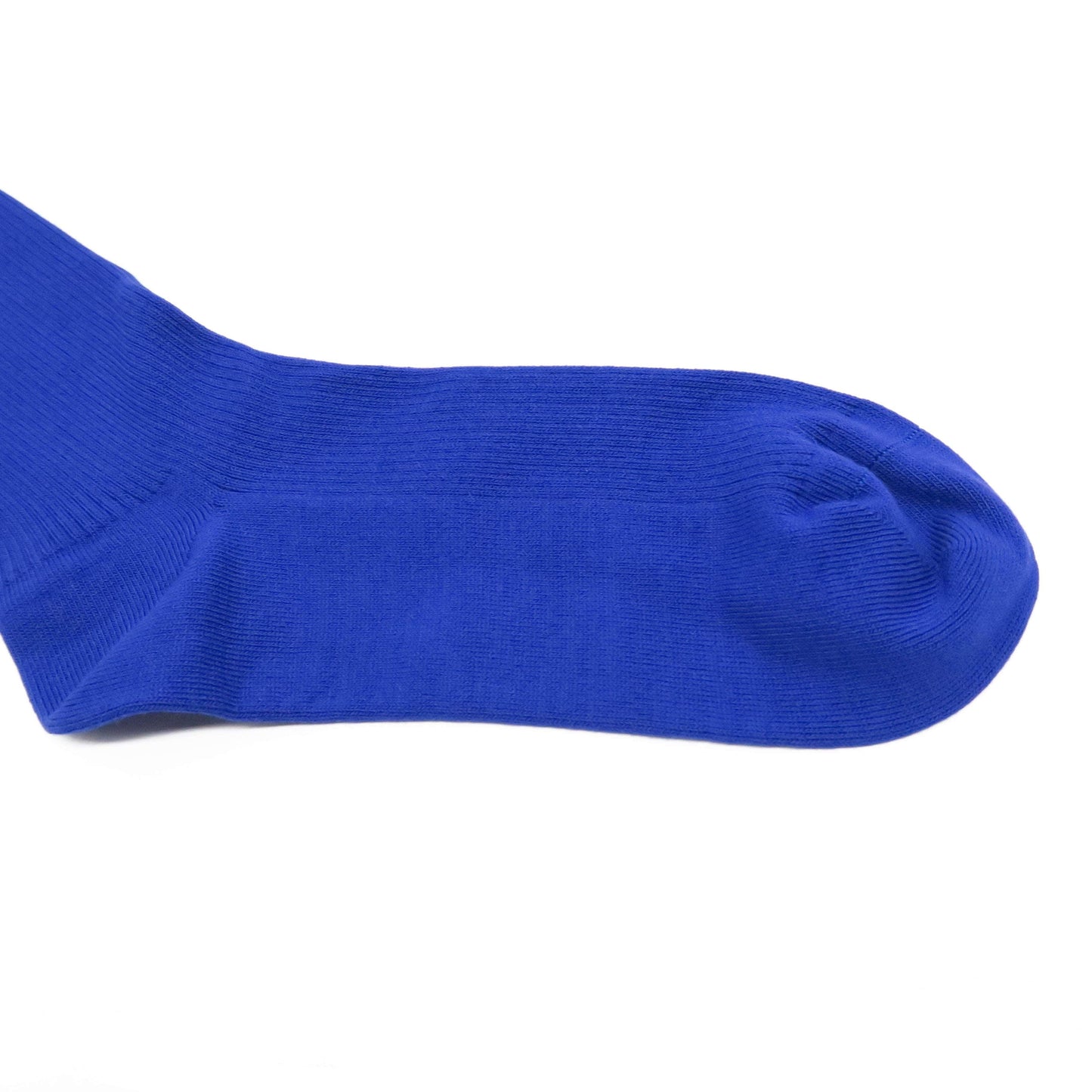 faye socks - bright blue crew socks