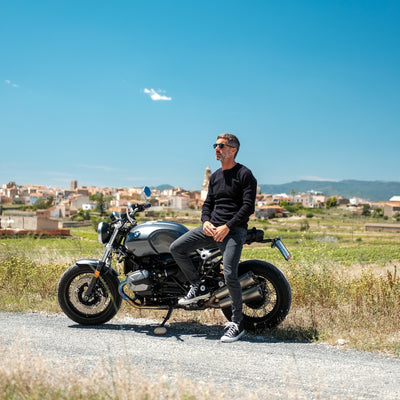 Henly shirt collar black with motorbike- Comfysocks