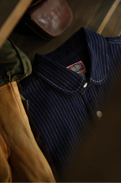 Hikari Stripe Shirt – Japanese Workwear Style Comfysocks