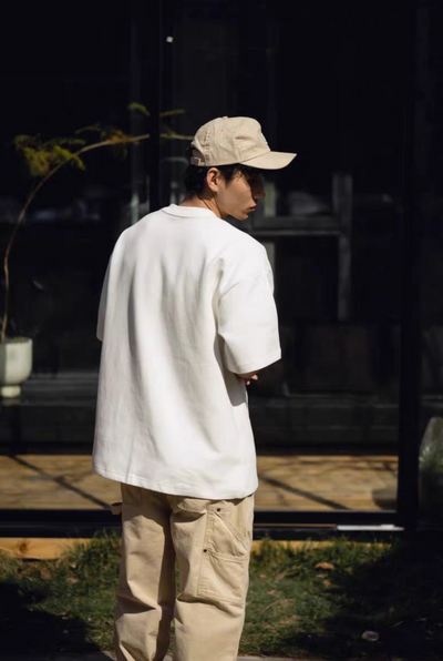 the most affordable men basic tee - serona cotton shirt in white