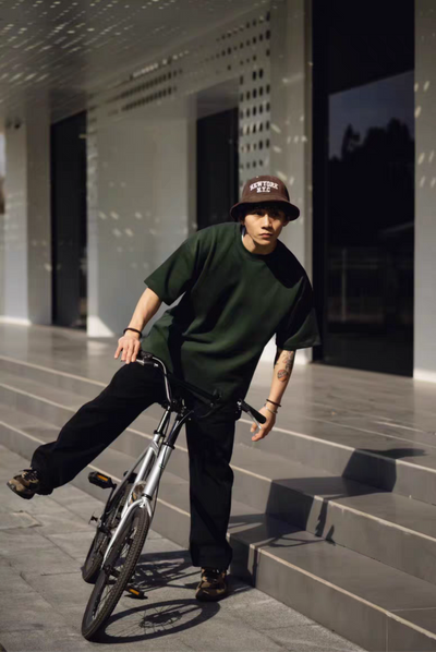 the most affordable men basic tee - serona cotton shirt in green