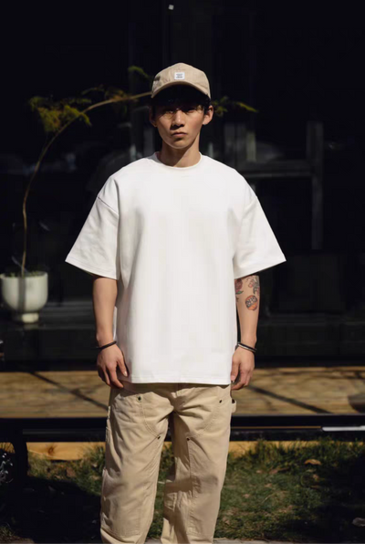 the most affordable men basic tee - serona cotton shirt in white