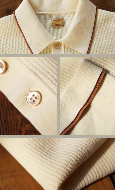 Norman - 40s Pocket Off White Knitted T Shirt Comfysocks