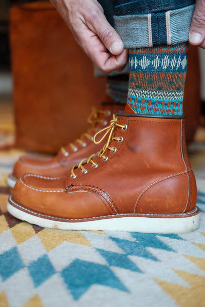 Kizune green socks with Redwings - Comfysocks
