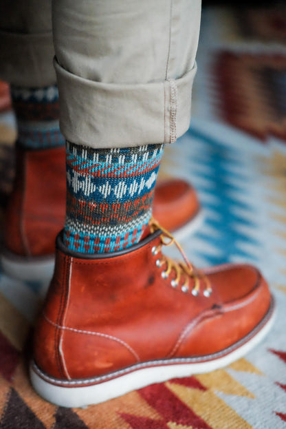 Kizune green socks with Redwings 