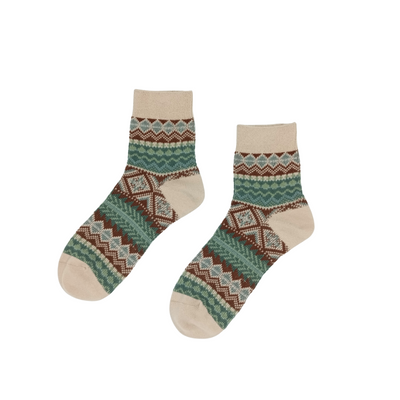 Kanazawa Teal - Ankle Low Socks