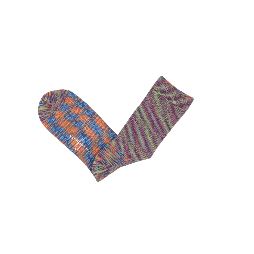 Ember Twist Socks - Purple